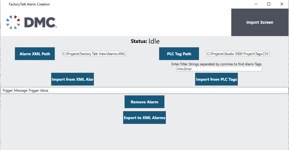 Easy Alarm Generation in RSLogix and FactoryTalk View Studio ME