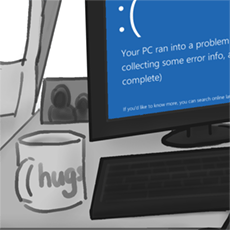 DMC Comic: Blue Screen