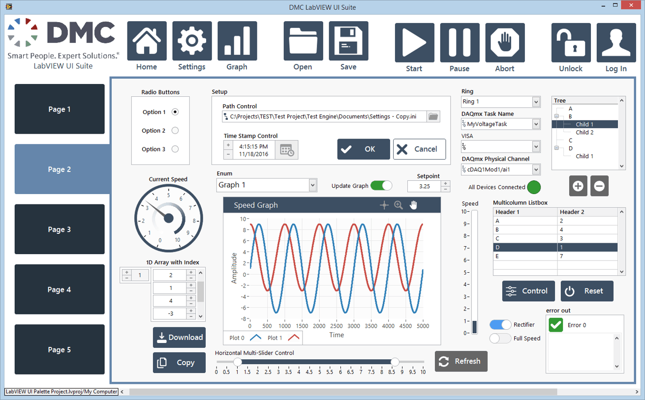 DMC LabVIEW UI Suite