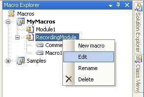.NET Commenting Macro