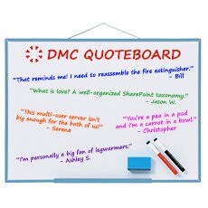 DMC Quote Board – August 2017