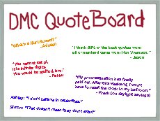 DMC Quote Board – March 2013