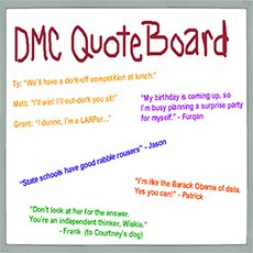 DMC Quote Board – May 2013