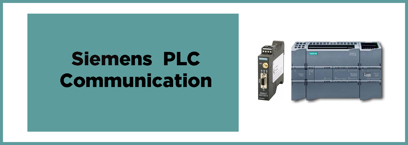 Siemens PLC Communication via GPRS GSM Cellular Modem