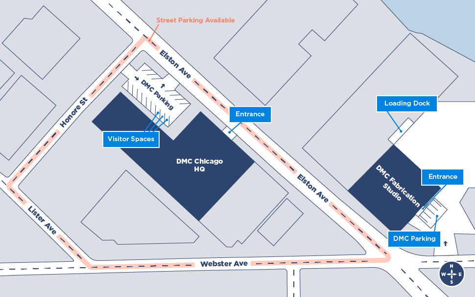 chicago dmc parking map