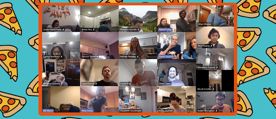 DMC Hosts a Virtual Pizza Party