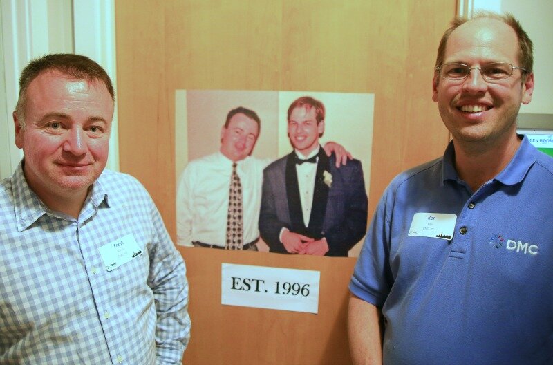 Frank and Ken then and now