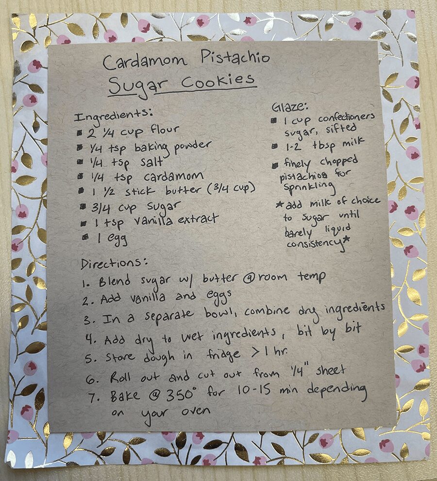 Recipe Card