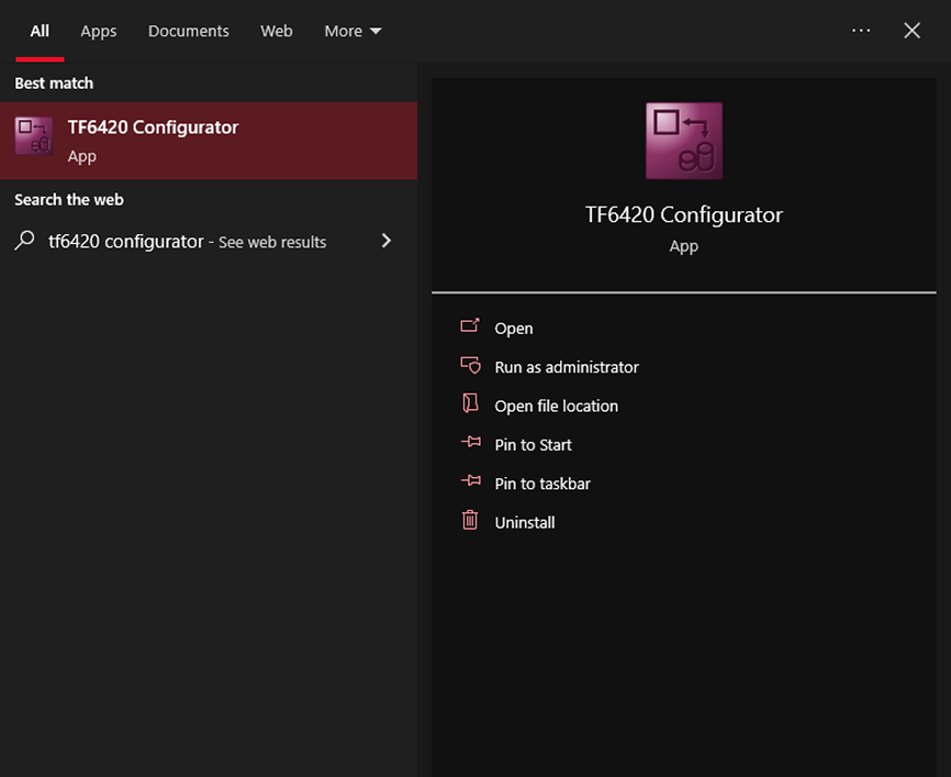 TF6420 Configurator
